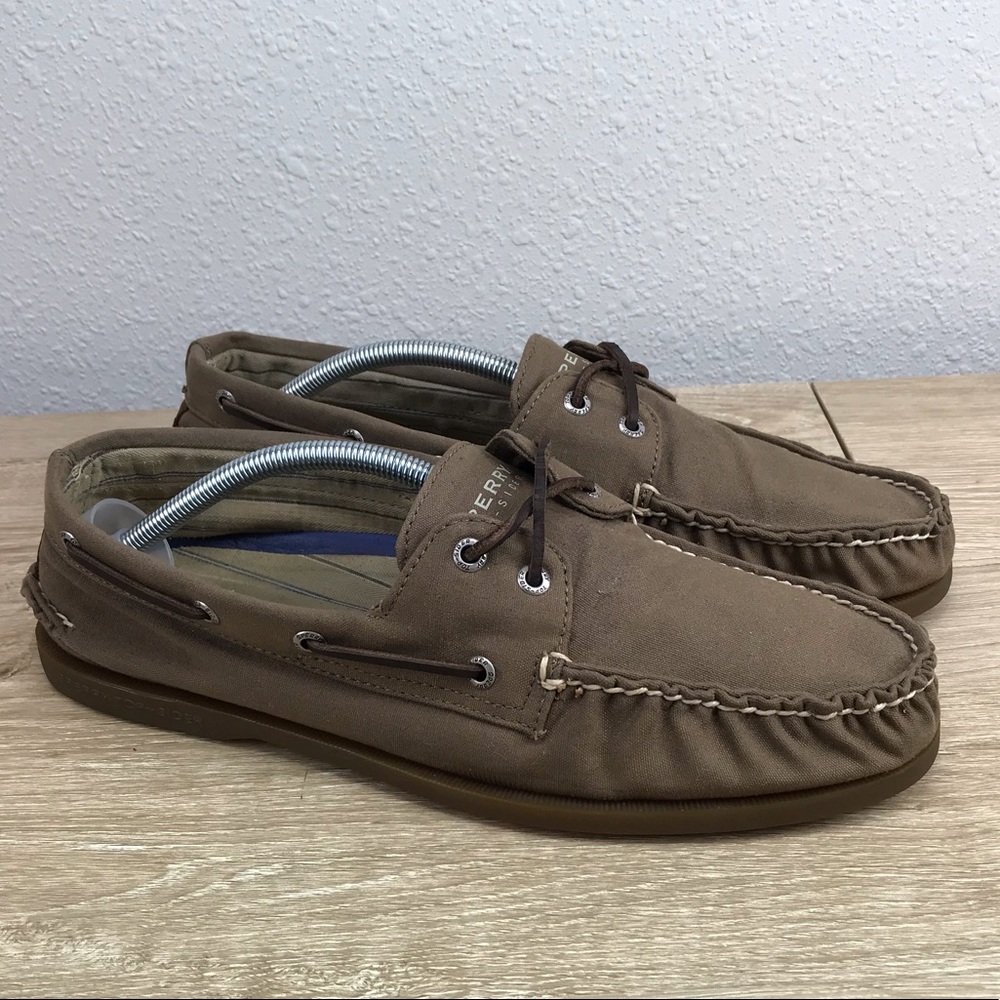 Men’s Sperry Canvas Boat Shoes Sz 11 M